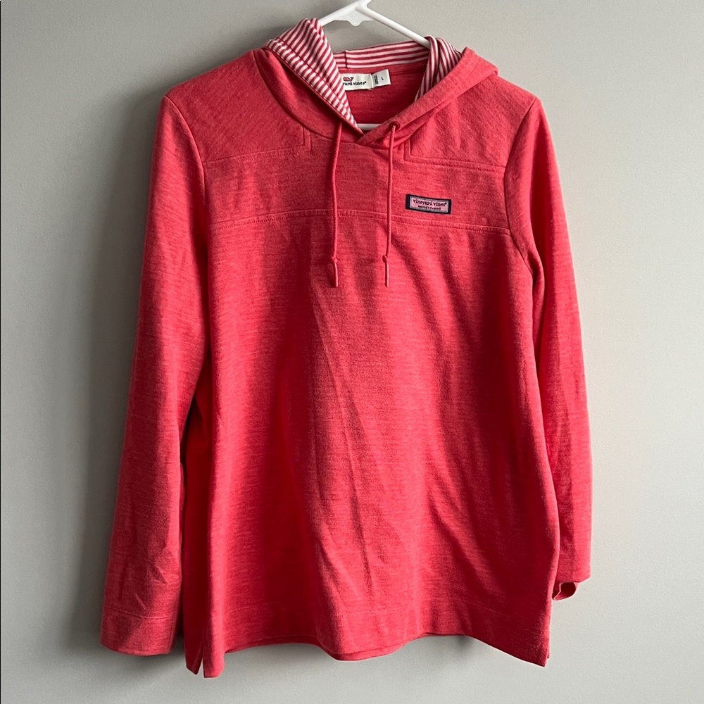 Pink Vineyard Vines Sweatshirt Large
